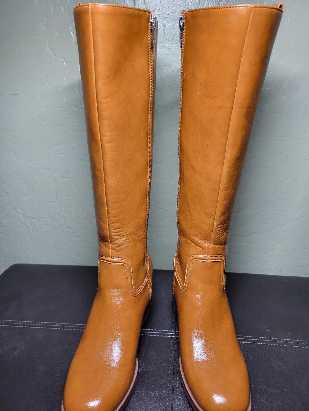 Marc Fisher Kizzia Block Heel Dress Riding Boots - Size 9M